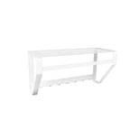Gorillz Iron Wandkapstok met Hoedenplank – Wit