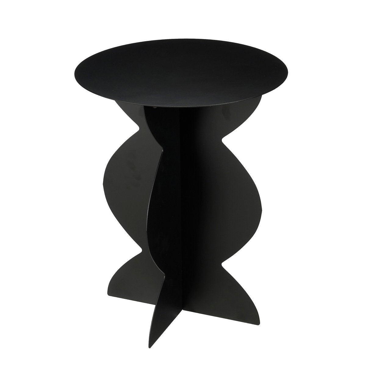 Rafi Bijzettafel Zwart – Ø 40 x H 50 cm
