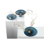 Luxe Glazen Design­schaal ALA 06 – Ink Blue | Sculpturale Elegantie in 9 mm Glas