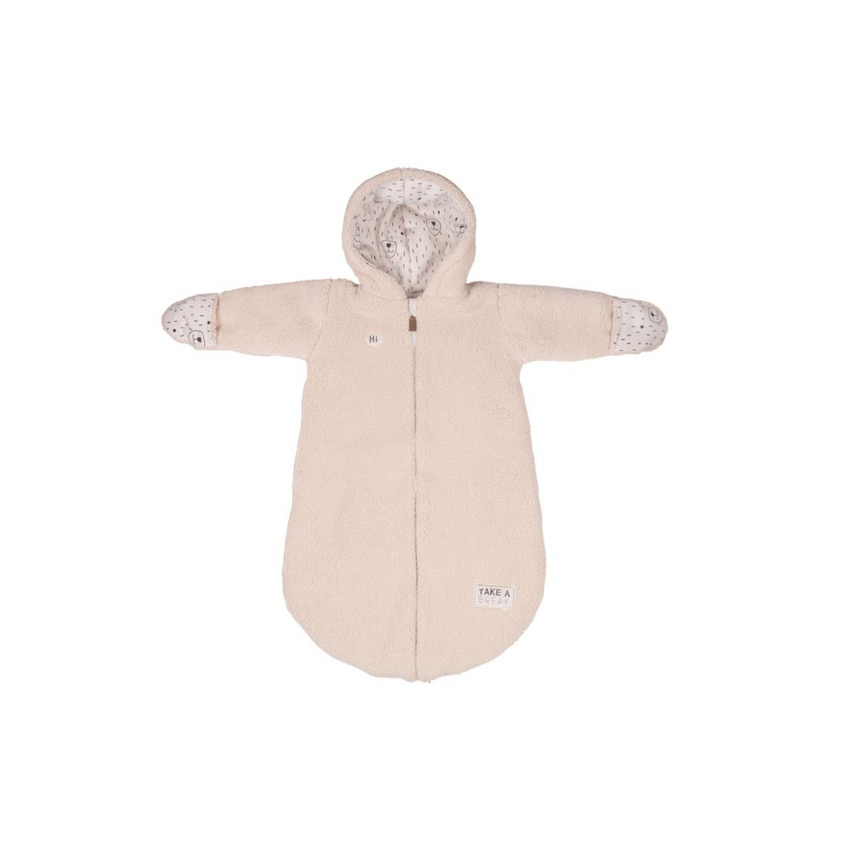 LULU Gezellige Babyslaapzak – beige | voor baby's van 6-12 maanden