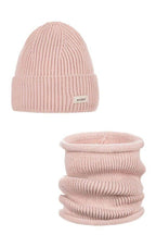 Luxe Wolmix Hoed & Snood Set – SESIL | Roze