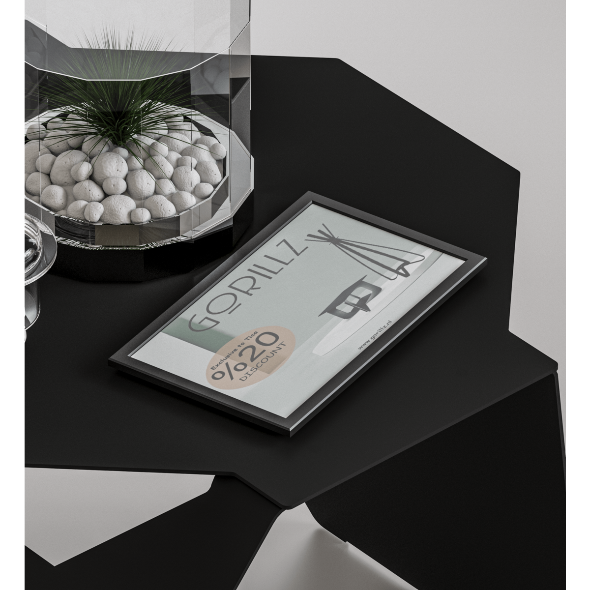 Gorillz Hive Side Table – Black