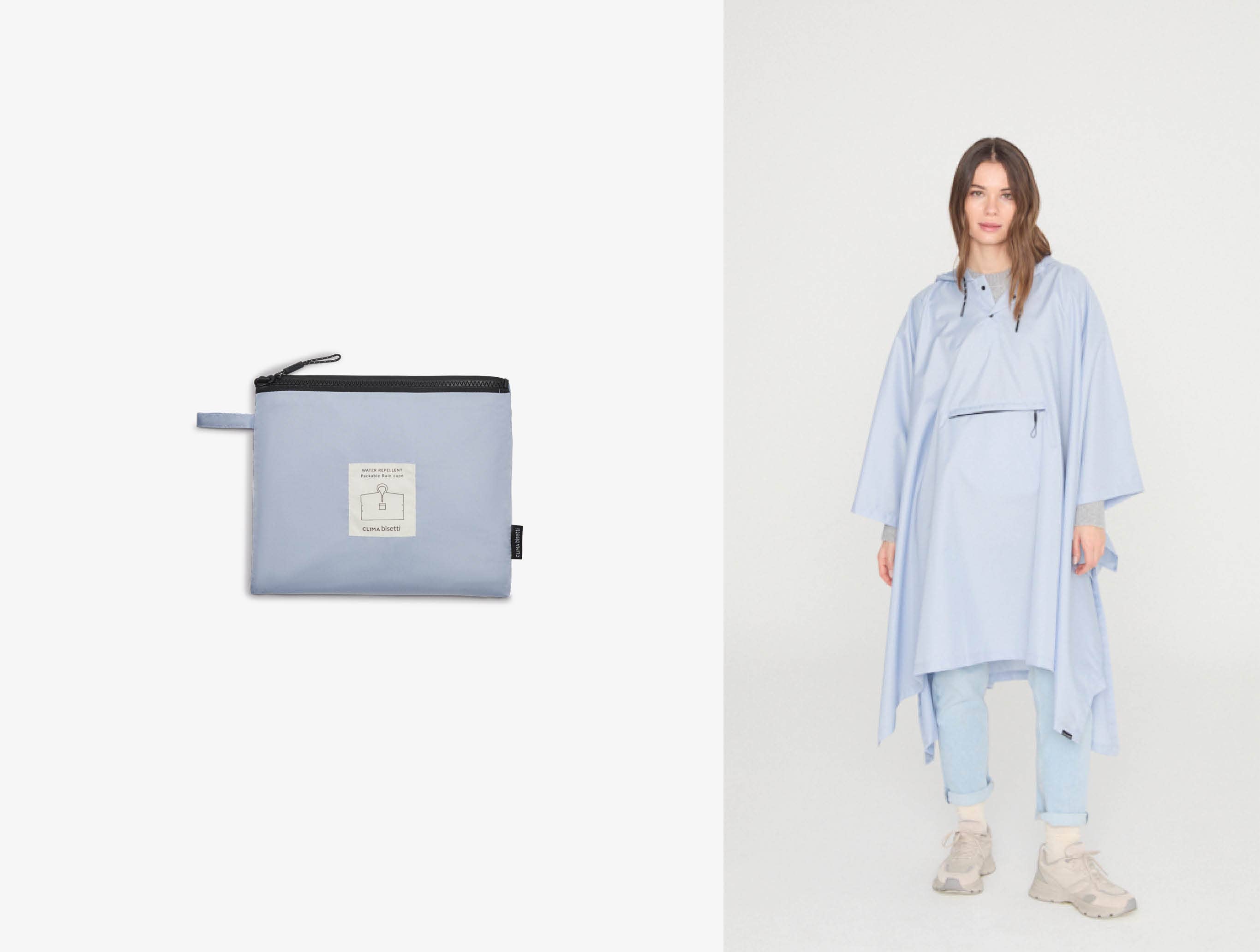 Bisetti Multifunctionele Zelfopvouwbare Waterdichte Poncho – Duurzaam, Praktisch en Stijlvol