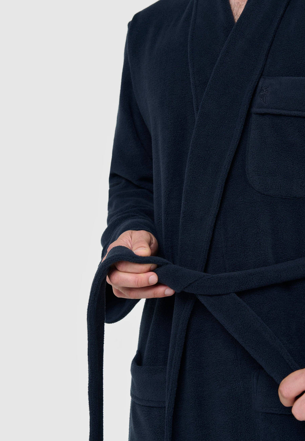 Herenbadjas Polar Winter – Marineblauw