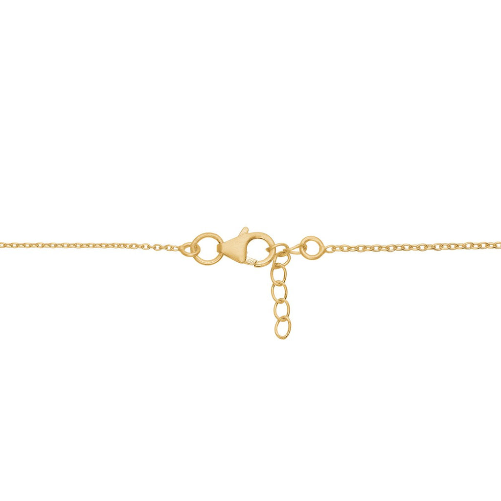 CAT Armband met Aqua Chalcedoon – Verguld Sterling Zilver
