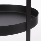 Etagère Zwart – 2-Laags Ø 25 x H 41 cm