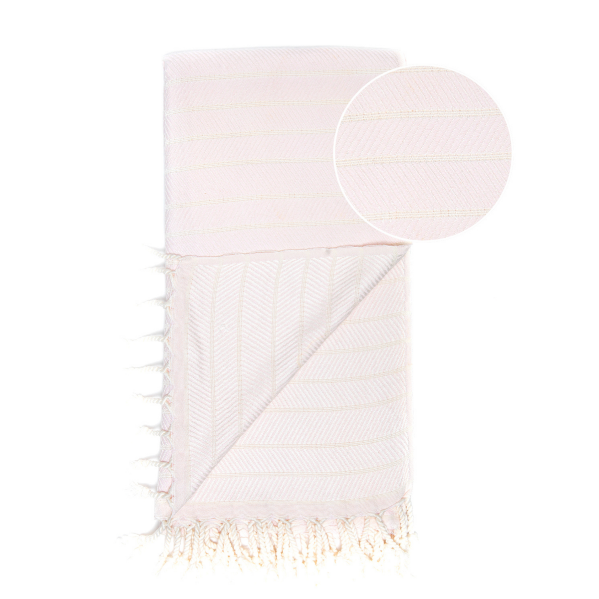 Samimi Ilva Luxe Bamboe Hamamdoek Roze 180x100 cm