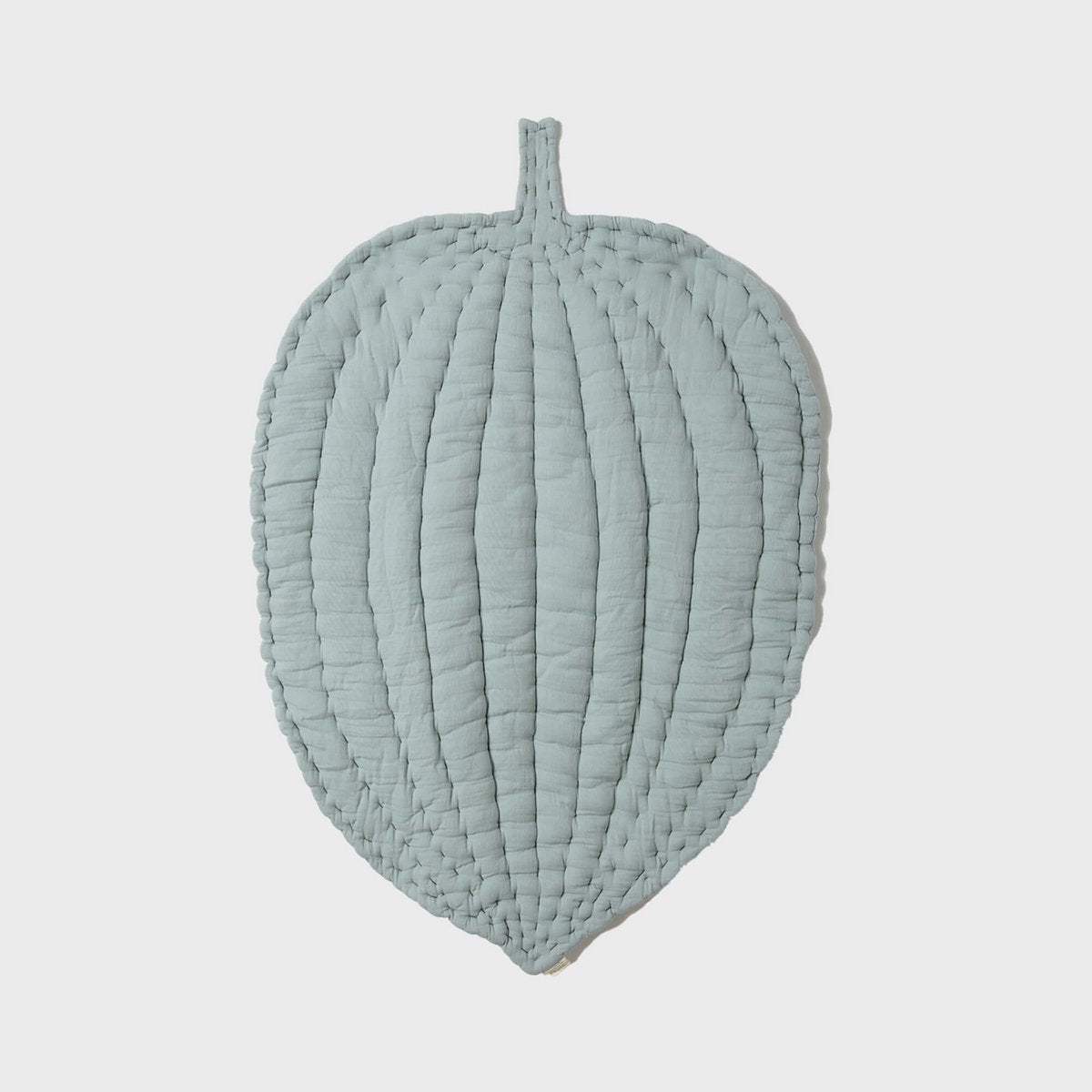 Biologische Mousseline Blad-Speelmat – Aqua