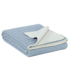 Wollen bedloper Blue Fog – 130 x 250 cm