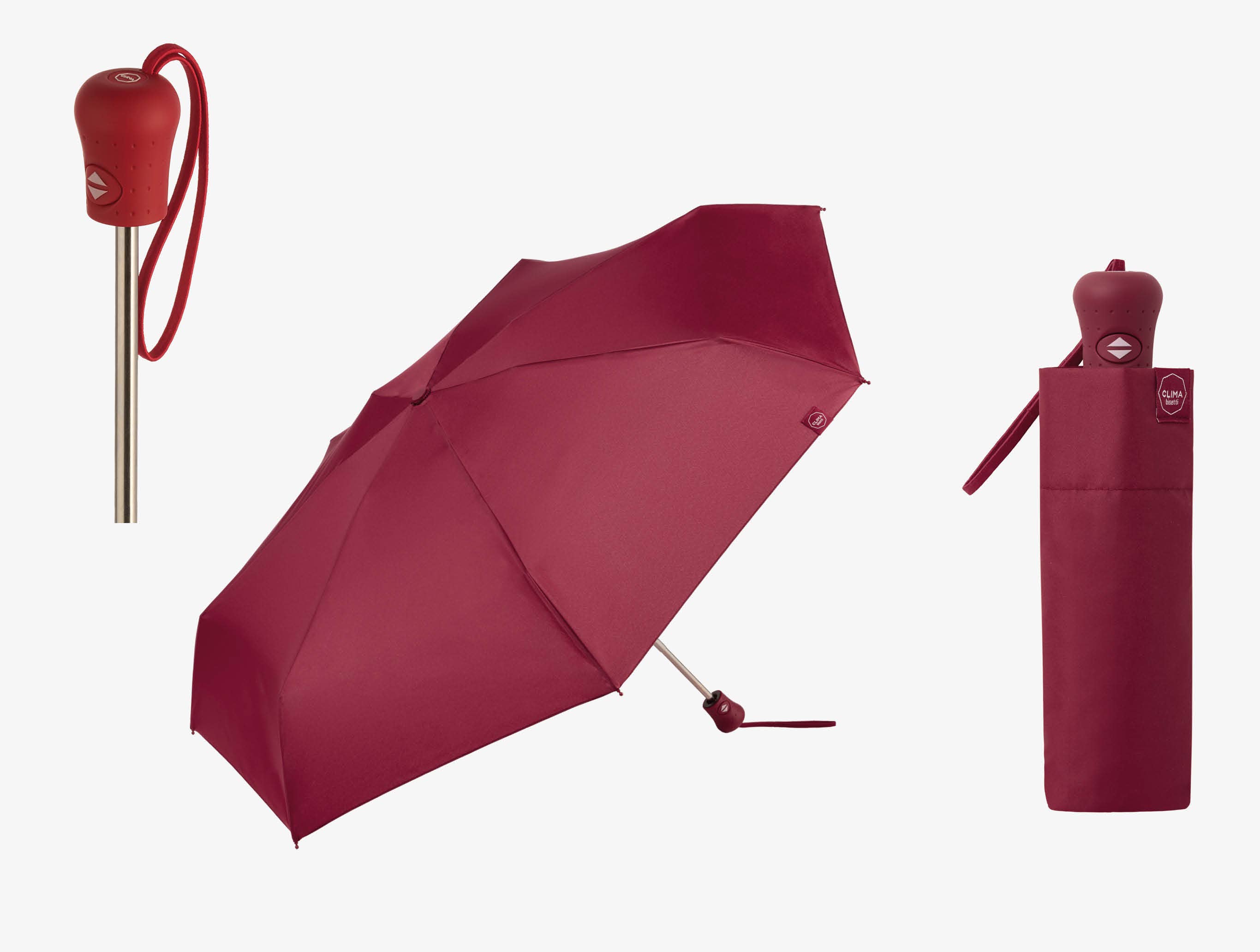 Clima Bisetti Luxe Mini Opvouwbare Paraplu & Parasol – Automatisch Open & Close – UV50+ Bescherming