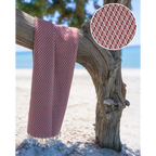 Samimi Noosa Luxe Hamamdoek Rood 180x100 cm