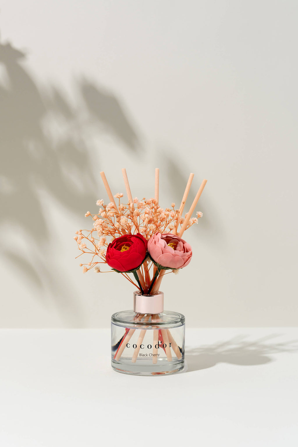 Diffuser met Echte Bloemen – Lovely Pioenroos (200 ml)