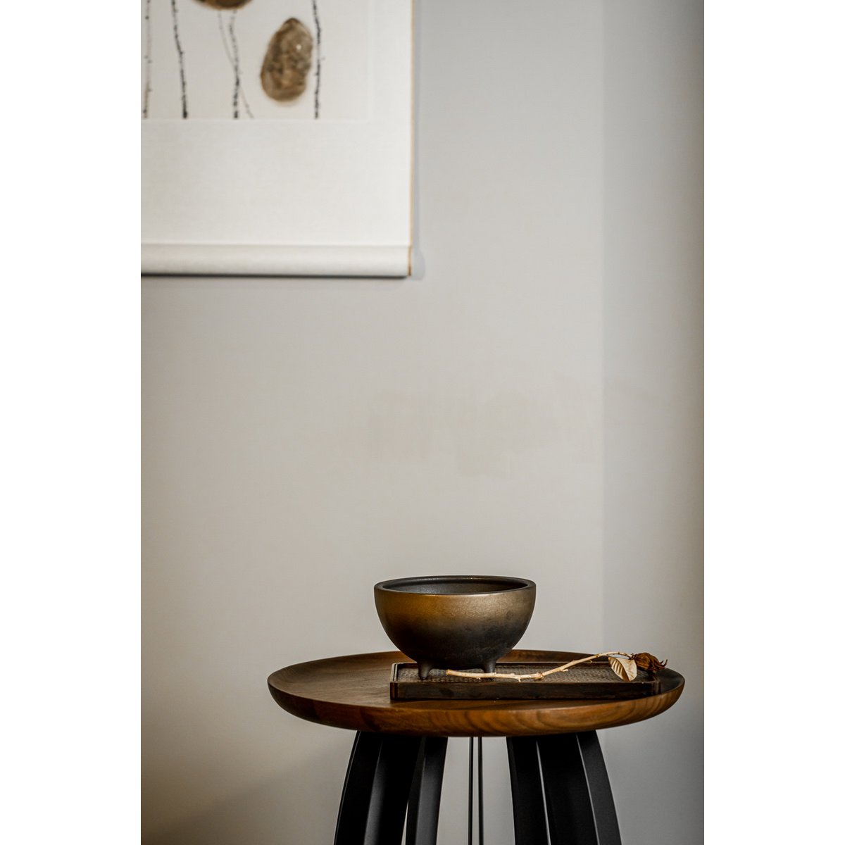 Design Schaal OTARU 20 – Brons naar Zwart | Modern Erfgoed & Sculpturale Rust