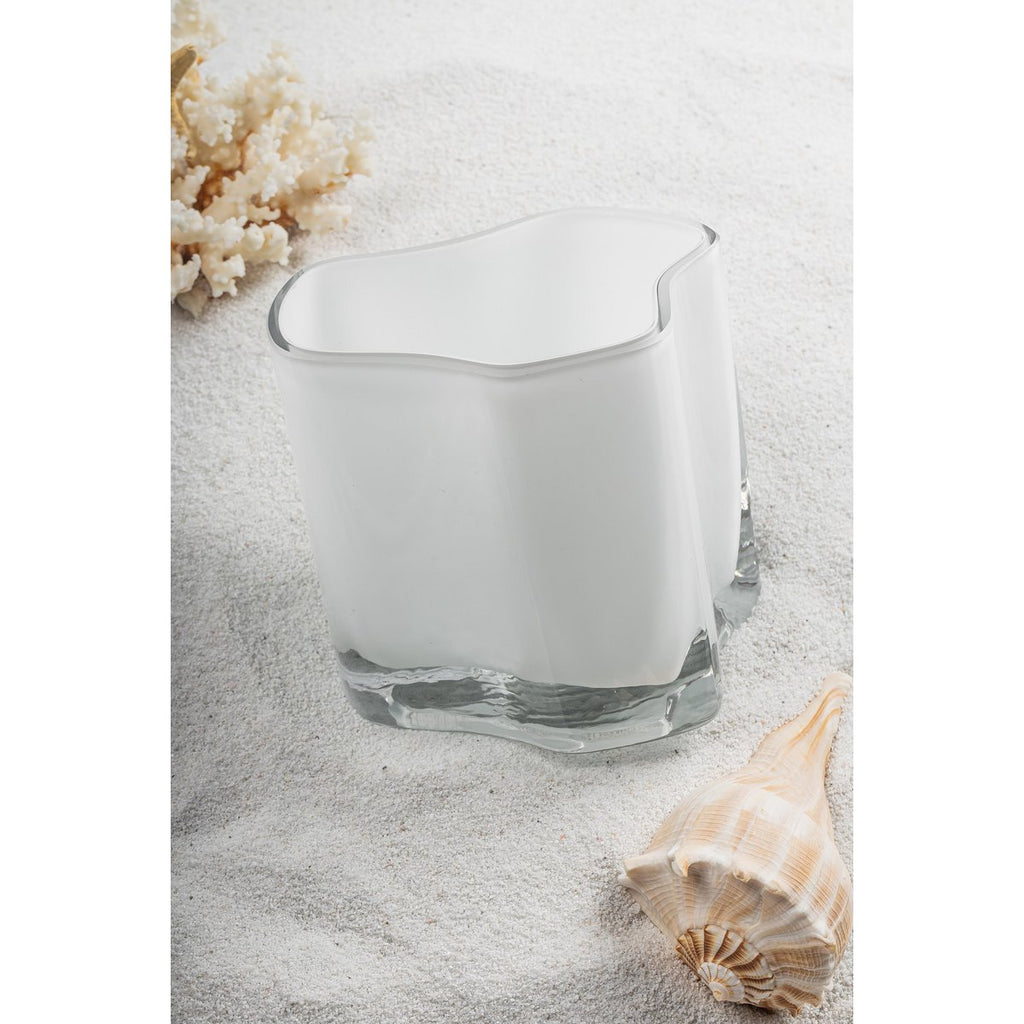 Luxe Designvaas CORAL 13 – Wit | Organisch & Scandinavisch Geïnspireerd