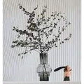 TYLER 46 GR – XL Art Deco Designvaas in Helder Grijs Glas (46 cm)