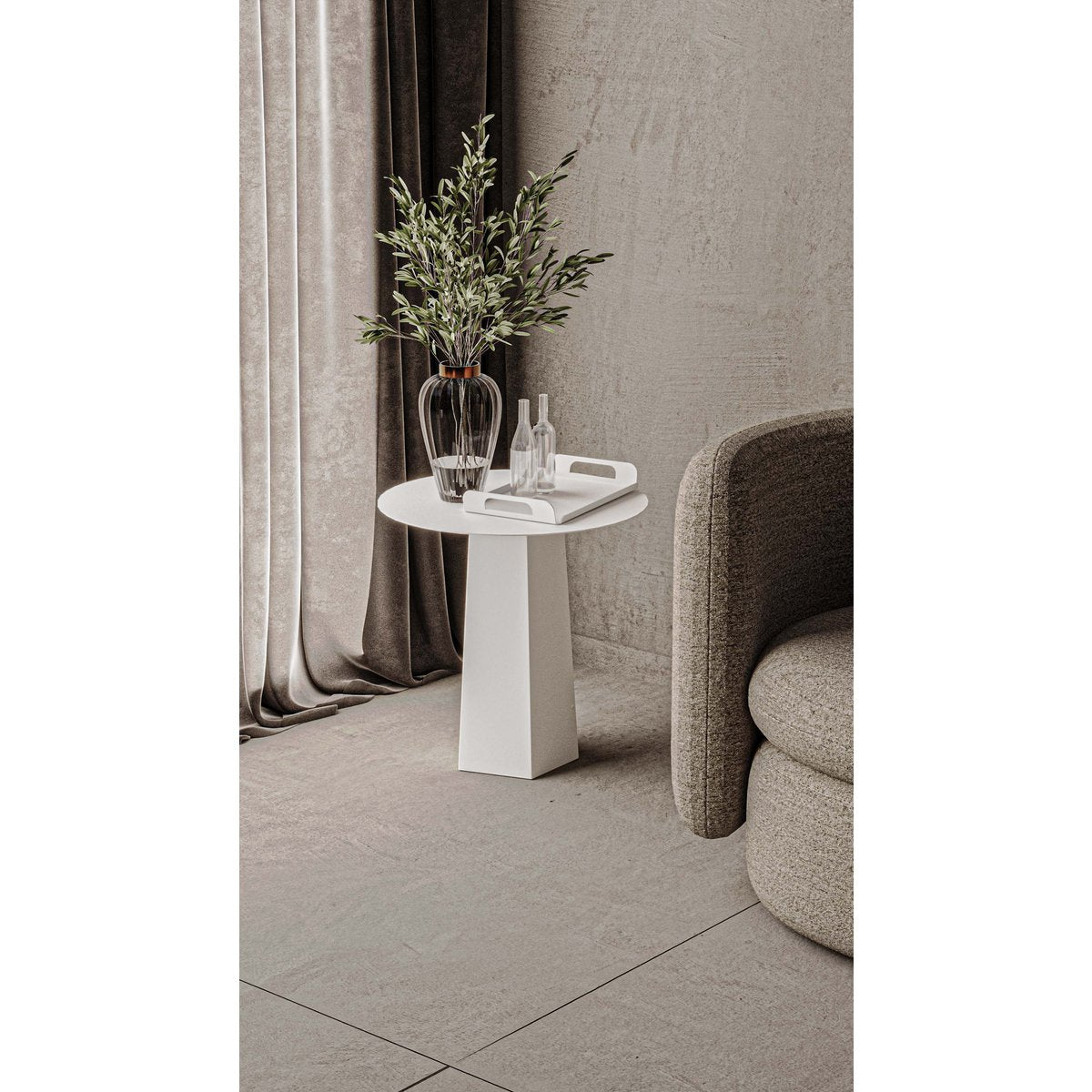 Charm Side Table White – Gorillz