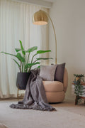 Kussen RENEE – 45x45 cm, Grijs (incl. vulling)