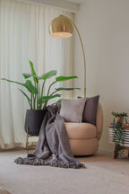 Kussen RENEE – 45x45 cm, Grijs (incl. vulling)