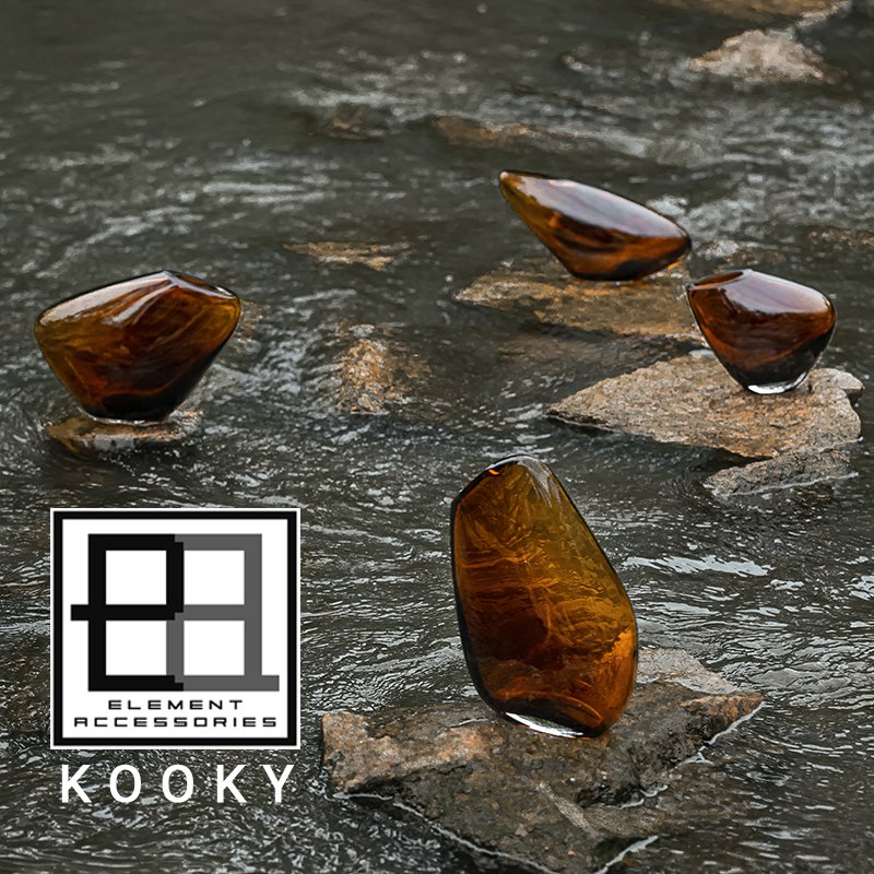 Designvaas KOOKY KOO16AM – Amber | Sculpturaal & High-End Design