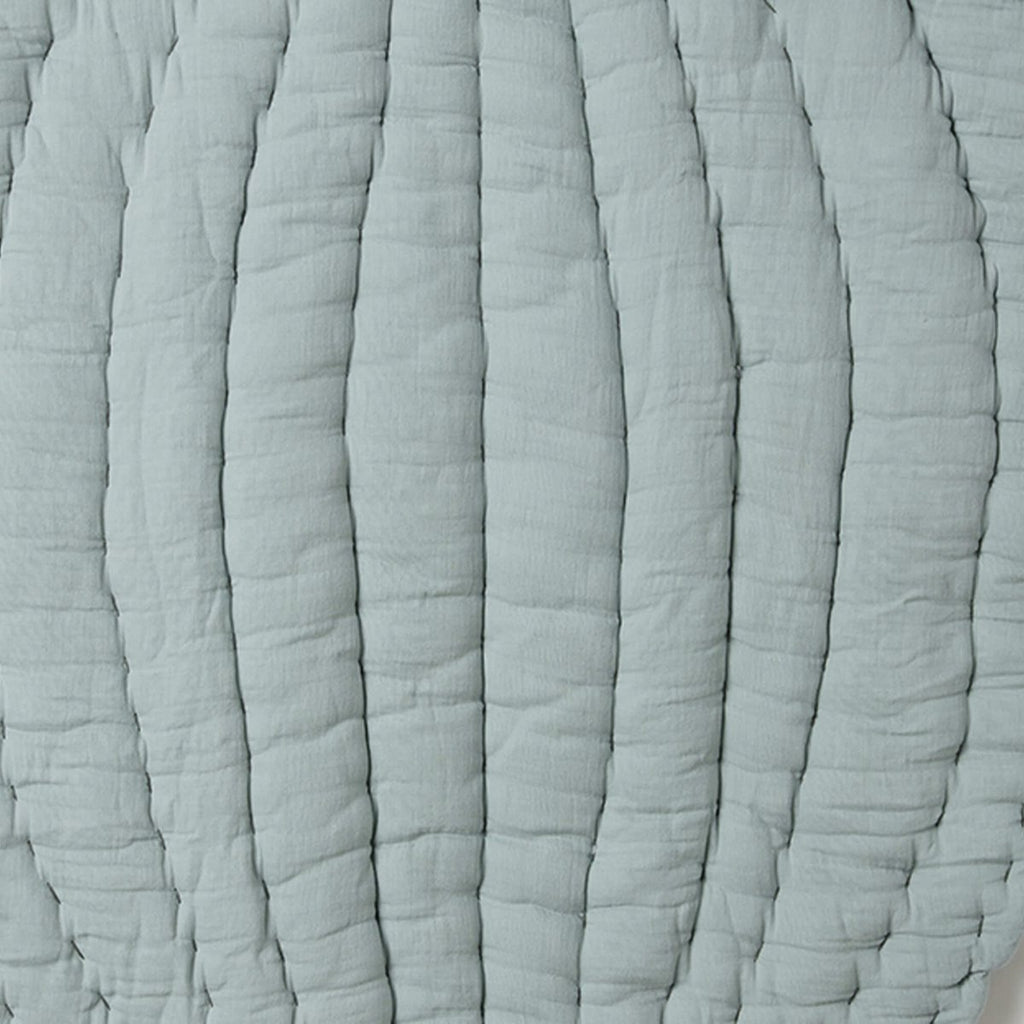 Biologische Mousseline Blad-Speelmat – Aqua