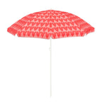 Strandparasol Hartjesprint Roze – Ø 160 cm