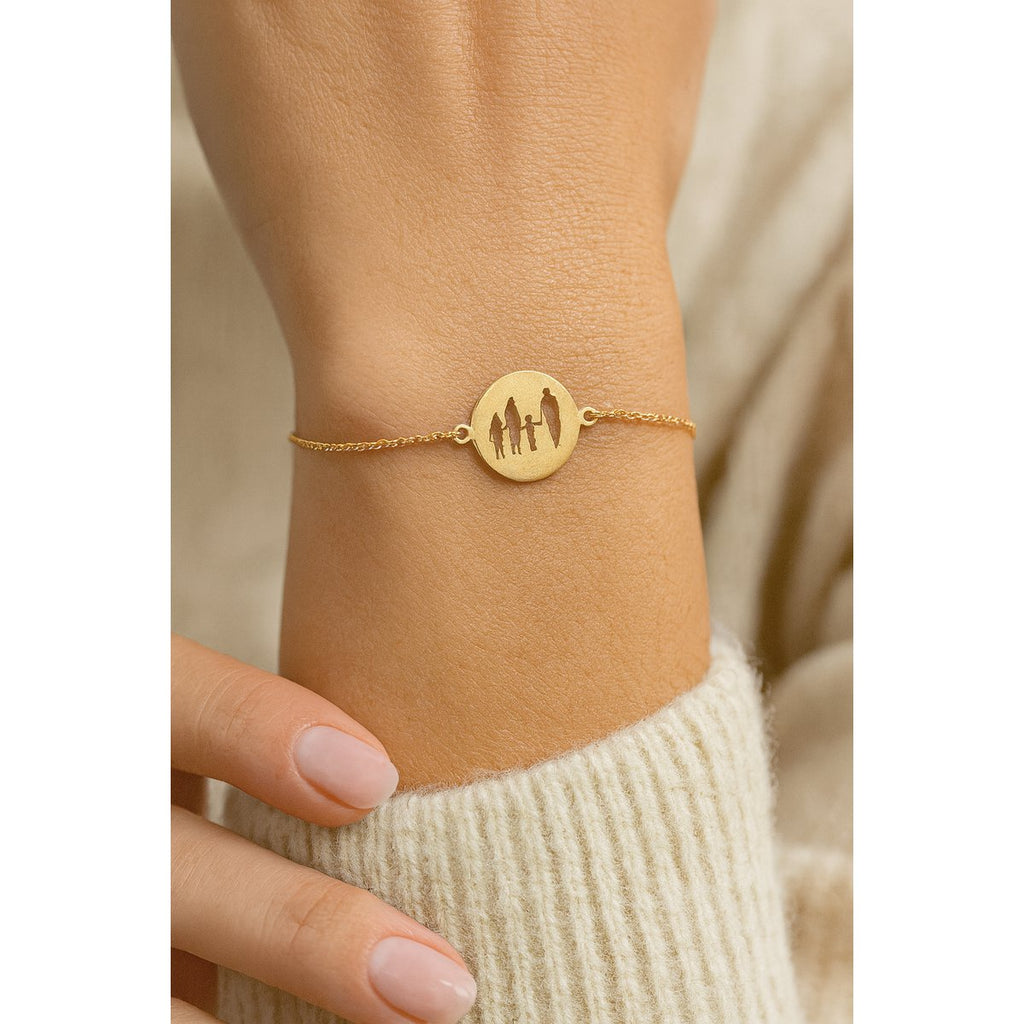 Life Stories Familie Armband – Verguld Sterling Zilver