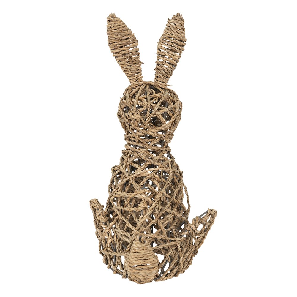 Decoratie beeld konijn 20x15x36 cm