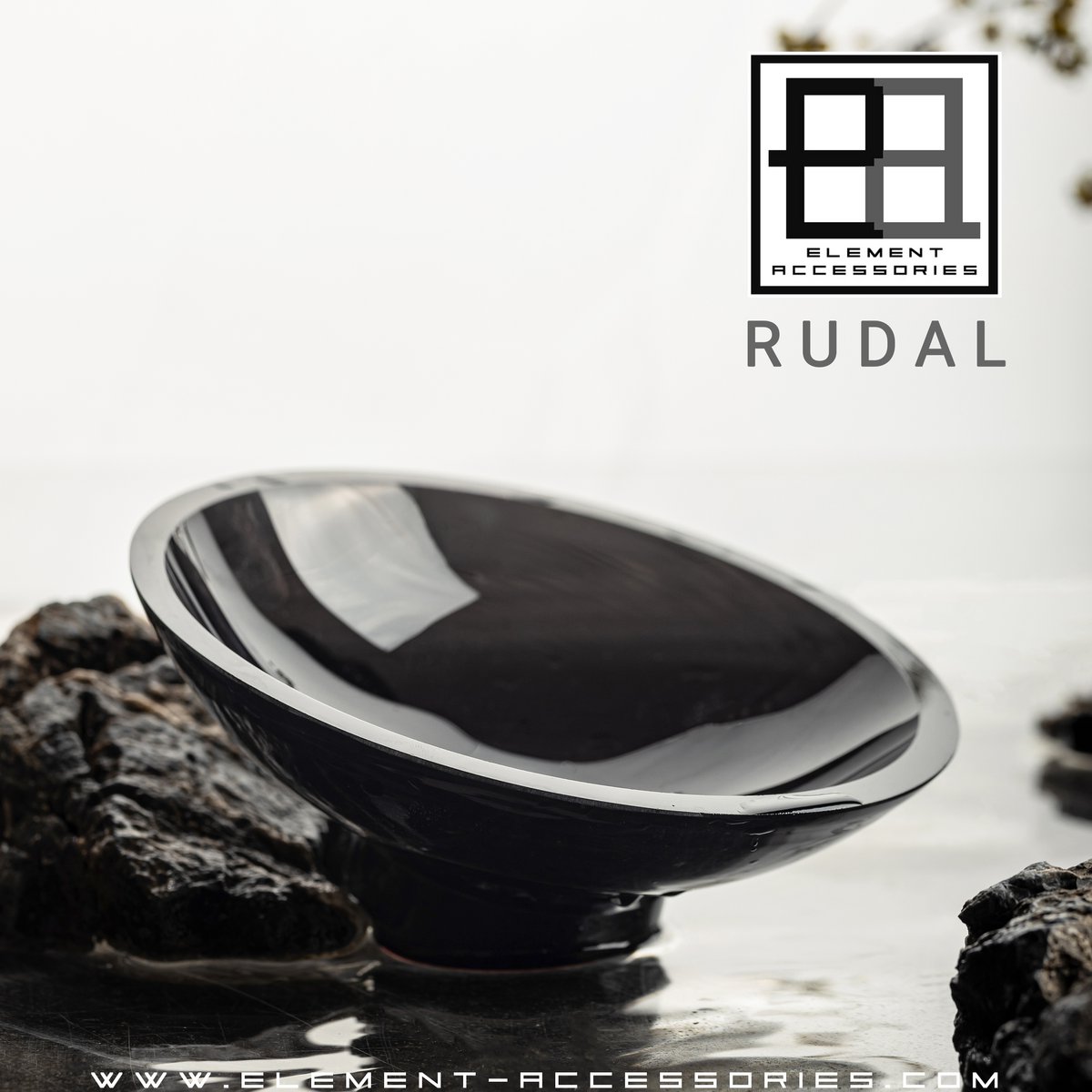 Design Schaal RUDAL 12 – Zwart | Tijdloos Modern & Sculpturaal Design