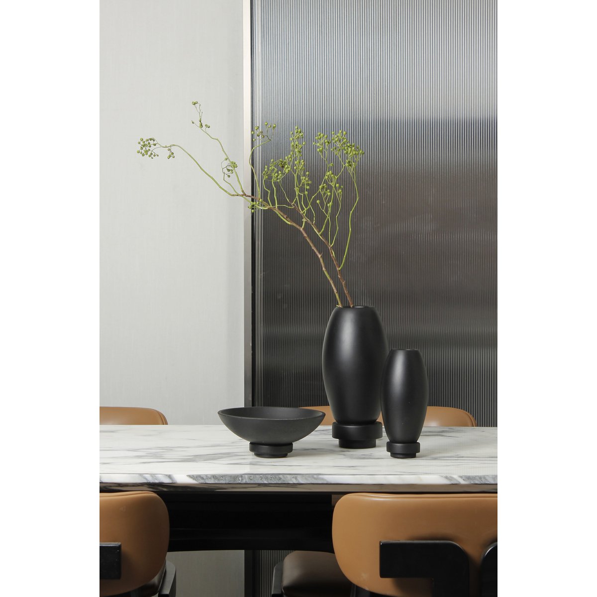 Designvaas RUDAL 22 – Zwart | Microcement & Iconisch Modern Design