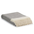 Florence plaid – Grijs | 100% Nieuw-Zeelandse wol 140 x 200 cm