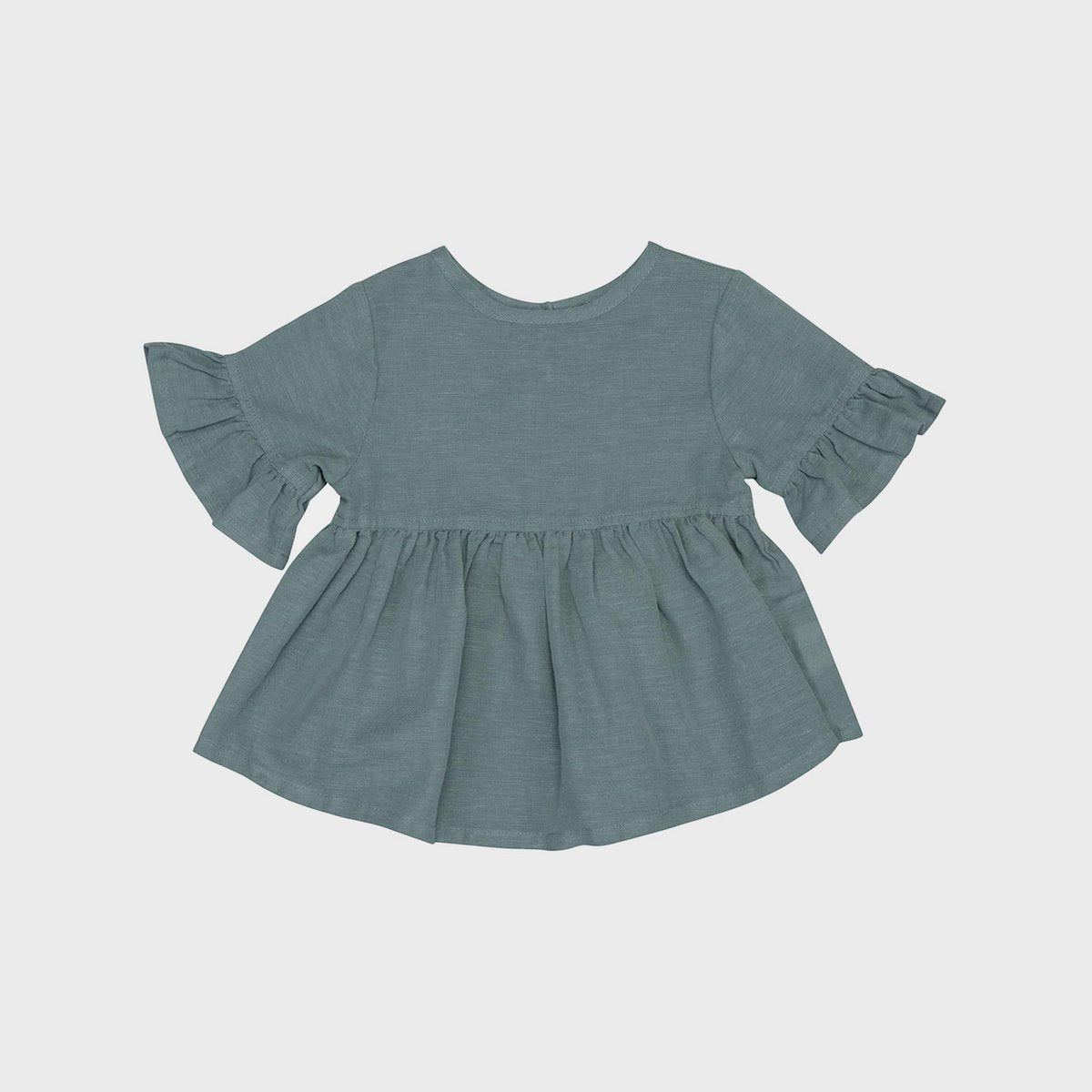 Babyblouse van Biologische Hennep – Era Blue