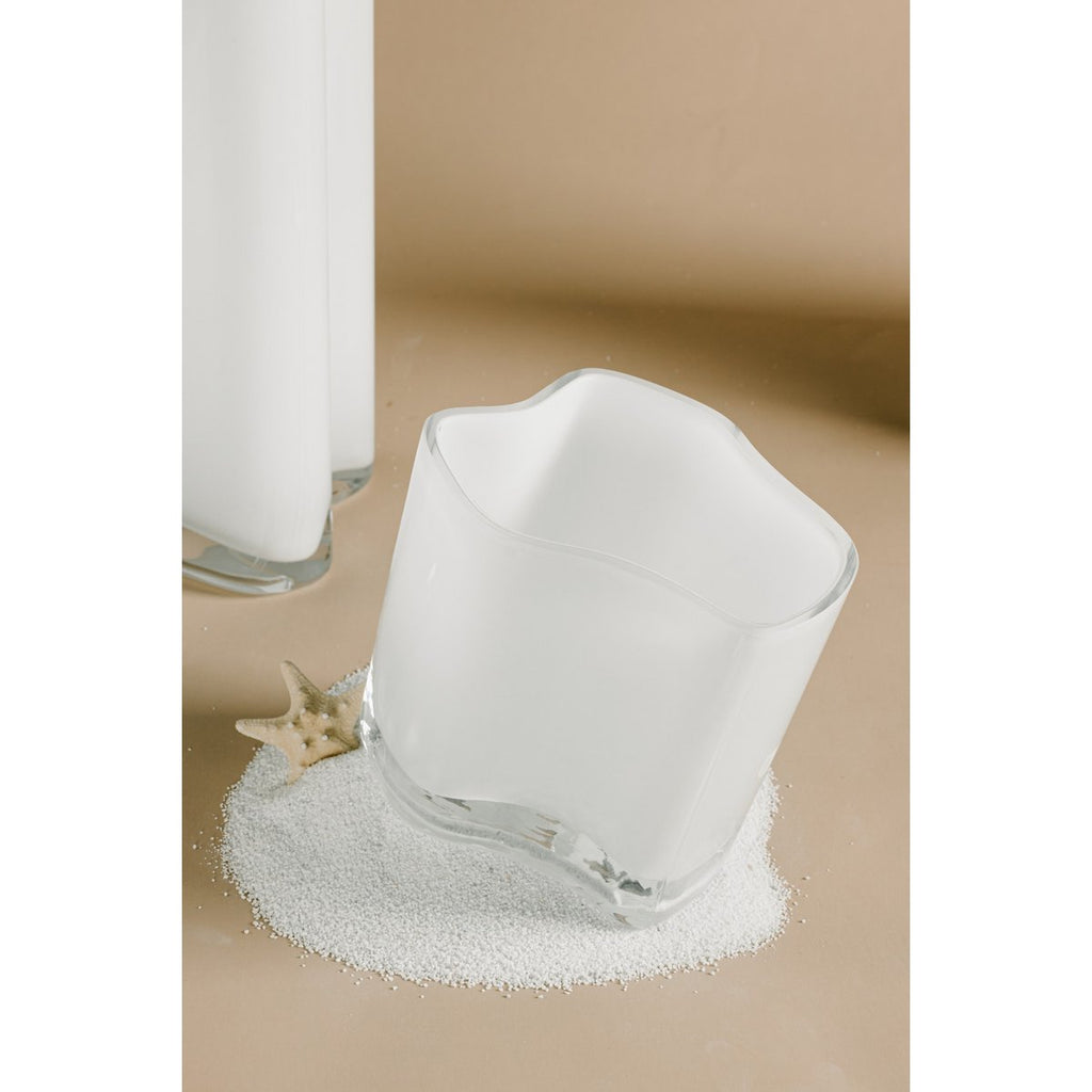 Luxe Designvaas CORAL 13 – Wit | Organisch & Scandinavisch Geïnspireerd