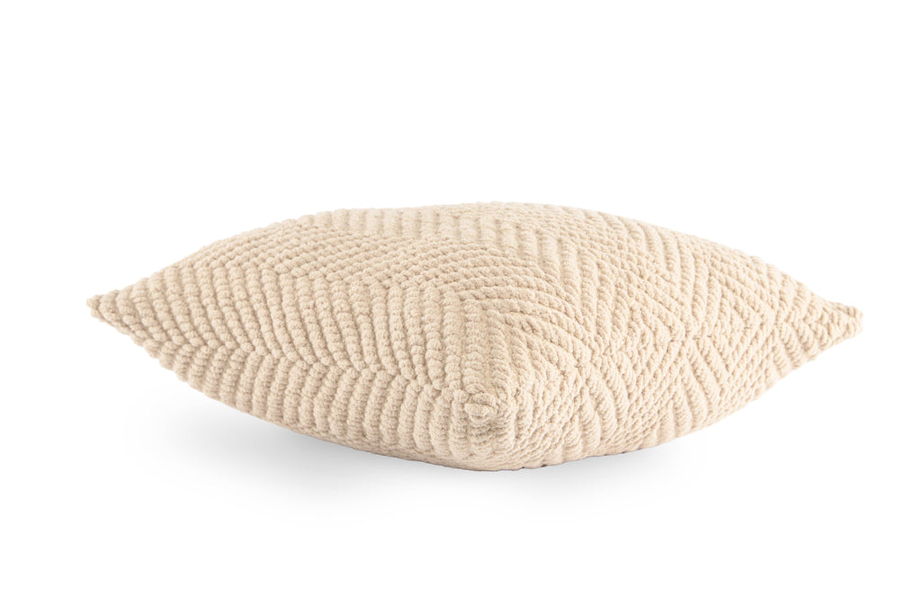 Kussen RENEE – 45x45 cm, Ivoor (incl. vulling)
