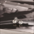 Ophelia Oorstekers Crystal – Rhodium - Otazu