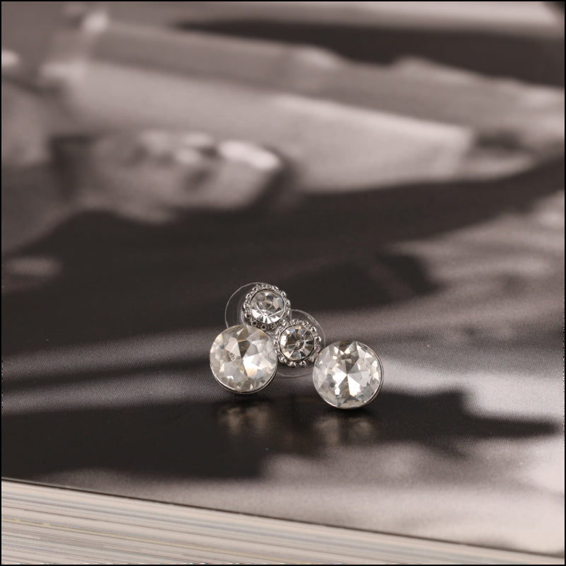 Ophelia Oorstekers Crystal – Rhodium - Otazu