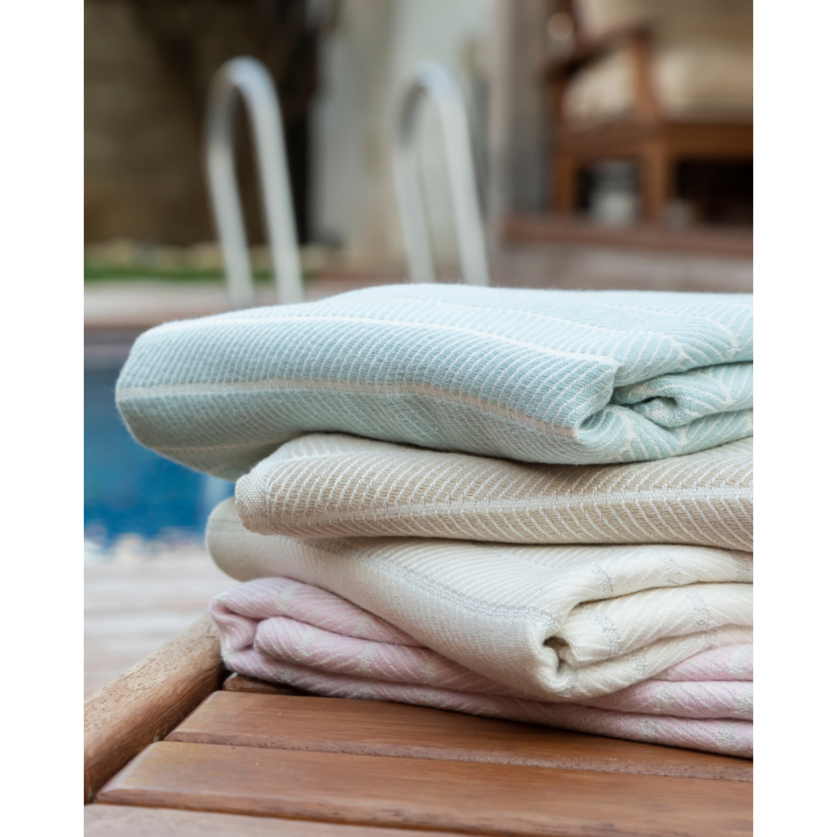 Samimi Ilva Luxe Bamboe Hamamdoek Roze 180x100 cm