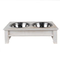 Dieren voerbak 40x22x12 cm / 2x500 ml