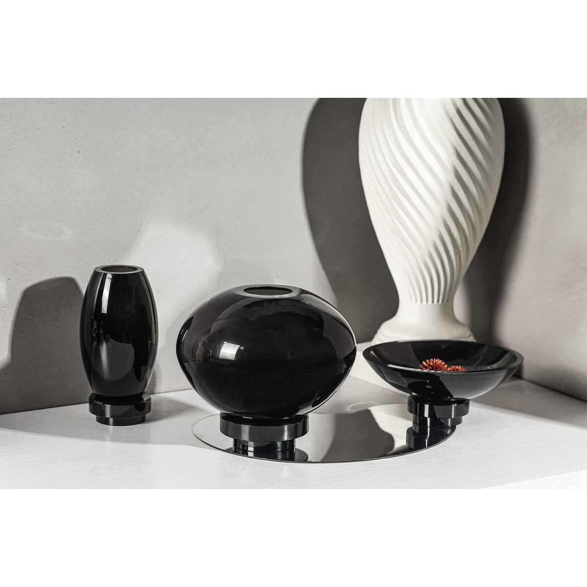 Design Schaal RUDAL 10 – Zwart | Tijdloos Modern & Sculpturaal