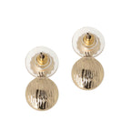 Ophelia Earpins Crystal – Gold - Otazu