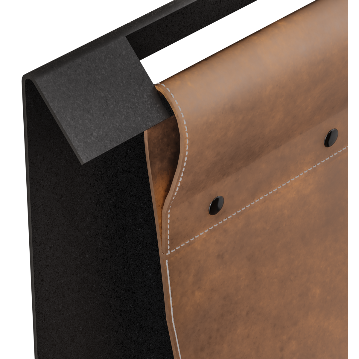 Gorillz Stash Tijdschriftenrek – Vegan Leer – Bruin