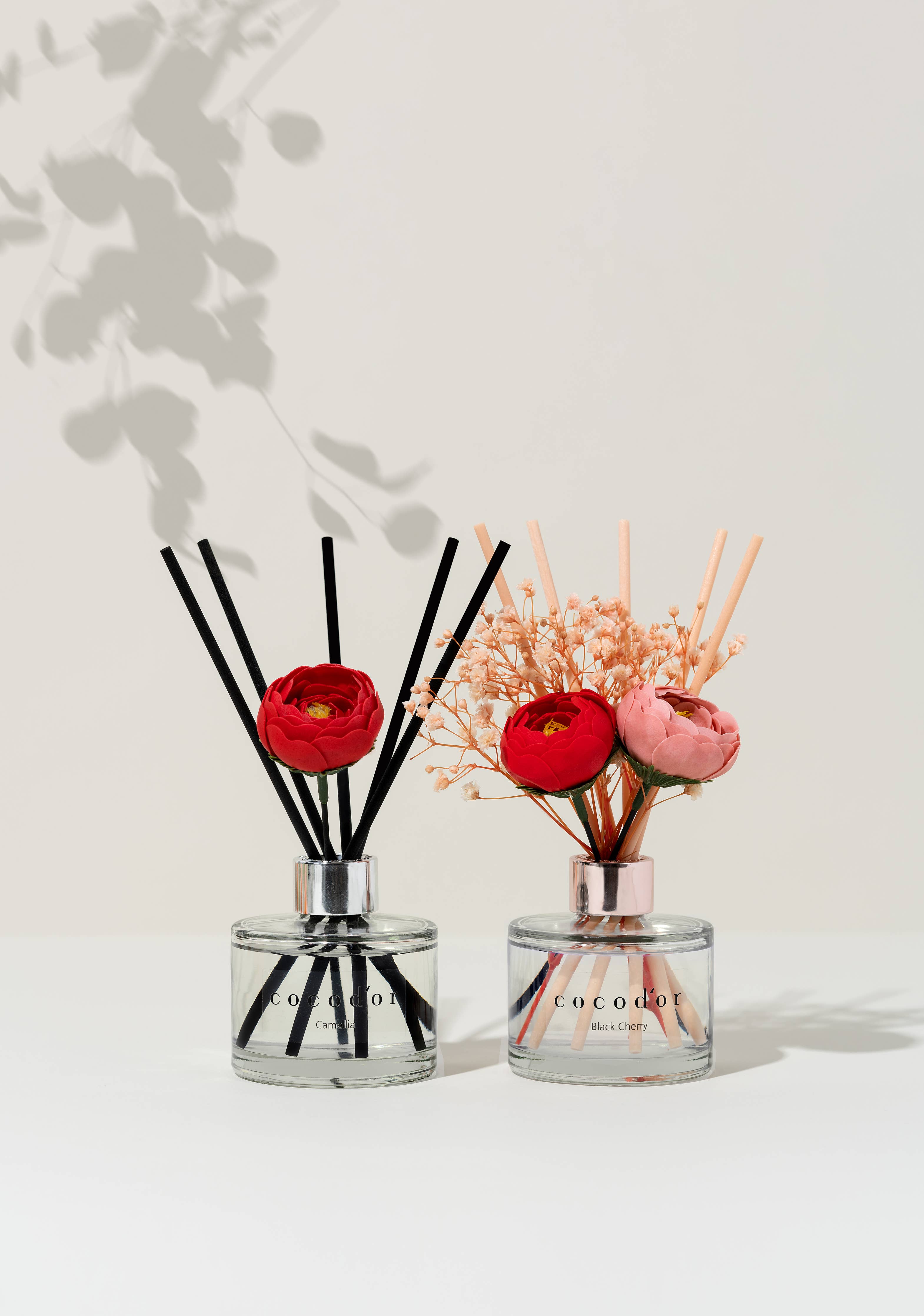 Diffuser met Echte Bloemen – Lovely Pioenroos (200 ml)