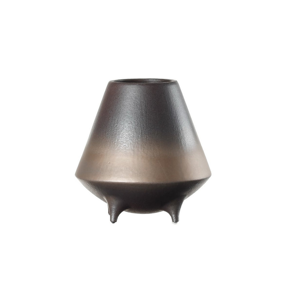 Designvaas OTARU 20 – Brons naar Zwart | Modern Chinees Erfgoed & Sculpturaal Design