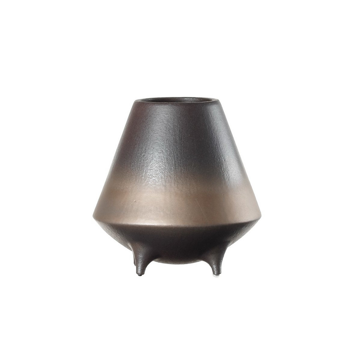 Designvaas OTARU 20 – Brons naar Zwart | Modern Chinees Erfgoed & Sculpturaal Design