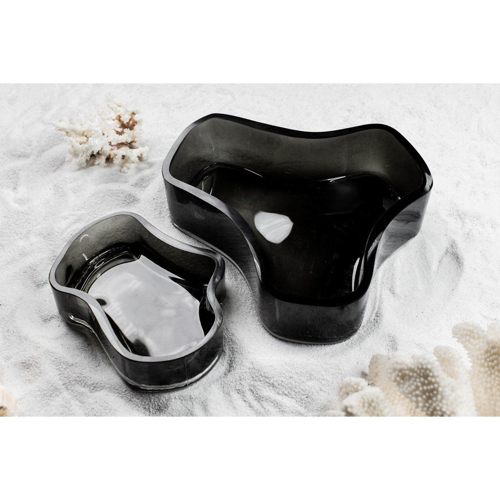 Luxe Kom / Bord CORAL 06 – Grijs | Organisch & Scandinavisch Design