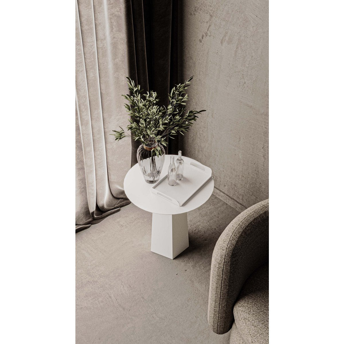 Charm Side Table White – Gorillz