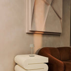 Sarphati Mini Schaduwgrijs Snoerloze Tafellamp | Oplaadbaar via laadstation & 3 lichtmodi