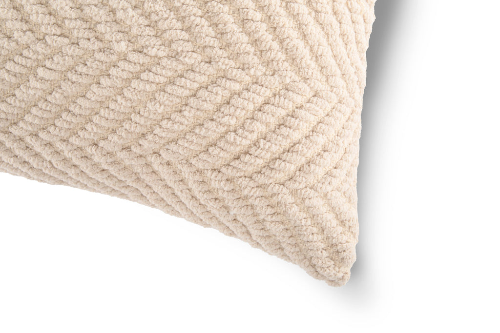 Kussen RENEE – 45x45 cm, Ivoor (incl. vulling)