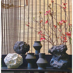 Designvaas CUZCO 27 – Zwart Mat | Sculpturaal & Tijdloos Keramisch Design