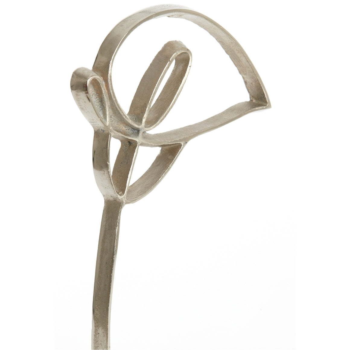 Light & Living beeld Calla – nikkelkleurig – 38 cm