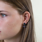 Classic Blue Crystal Oorbellen